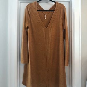 Mustard Yellow Sweater Dress